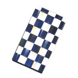 Brand New Mackenzie-Childs Royal Check Guest Paper Napkins